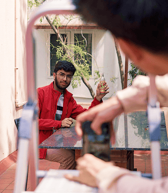 Students recording at Sorted Studio